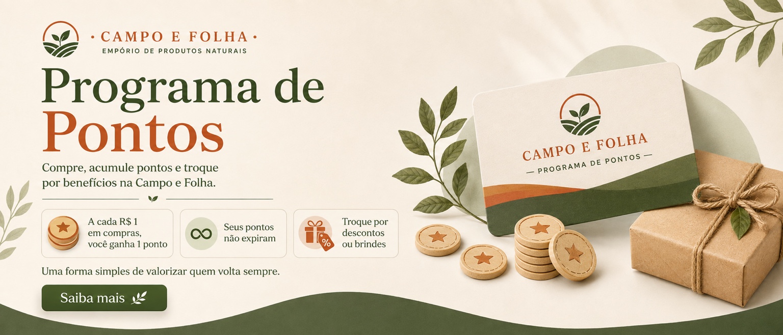 Programa de Pontos Campo e Folha: compre, acumule pontos e troque por benefícios